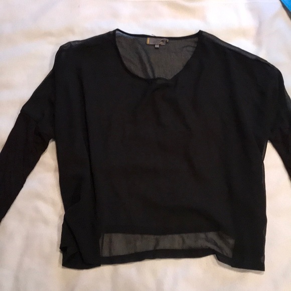 ♦️ Sheer black top iJeans by Buffalo - Picture 2 of 7